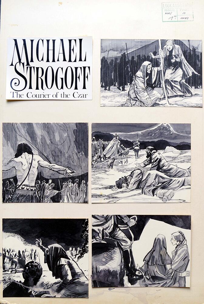 Michael Strogoff: The Courier Of The Czar art by Alfonso Font Michael Strogoff: The Courier Of The Czar art by Alfonso Font