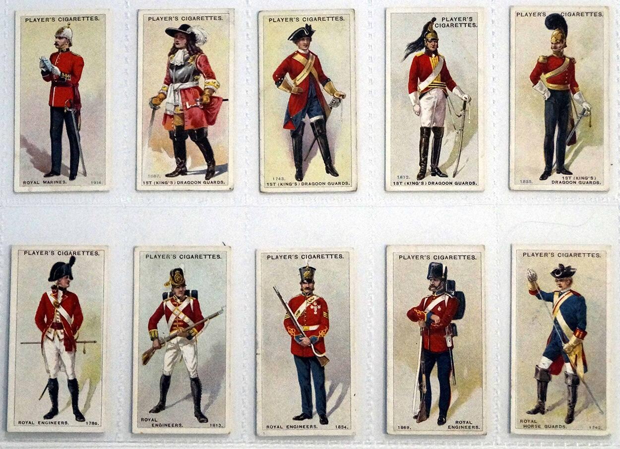 Full Set of 50 Cigarette Cards: Regimental Uniforms 51-100 (1914) by Various Full Set of 50 Cigarette Cards: Regimental Uniforms 51-100 (1914) by Various