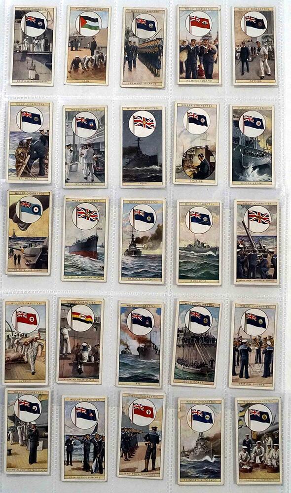 Full Set of 25 Cigarette Cards Flags of the Empire second series (1929) by Various Full Set of 25 Cigarette Cards Flags of the Empire second series (1929) by Various