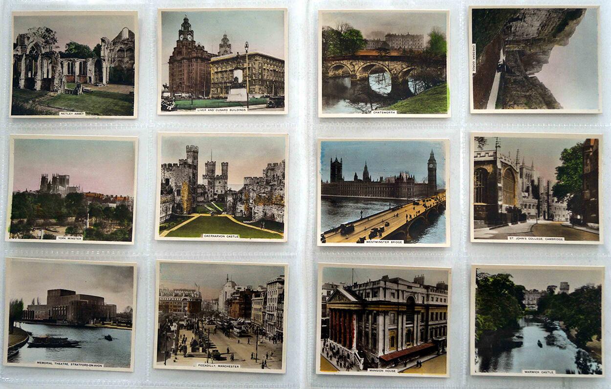 Full Set of 48 Cigarette Cards Views of Interest (1938) First Series Full Set of 48 Cigarette Cards Views of Interest (1938) First Series
