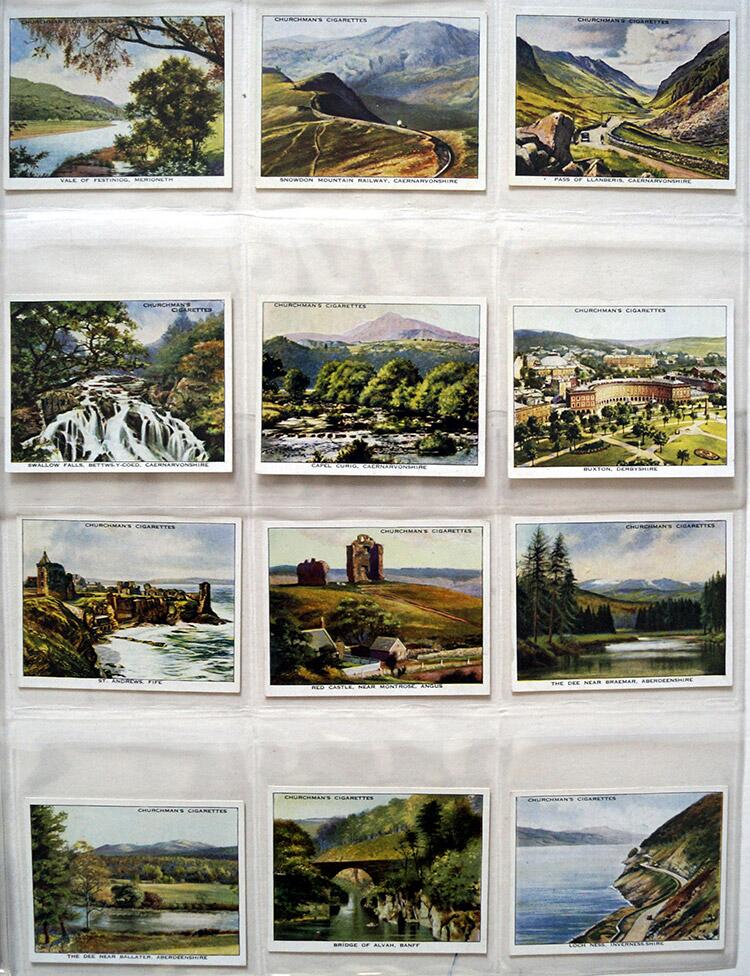 Complete Set of 48 'Holidays In Britain' W. A. & A. C. Churchman Cigarette Cards (1937) Complete Set of 48 'Holidays In Britain' W. A. & A. C. Churchman Cigarette Cards (1937)