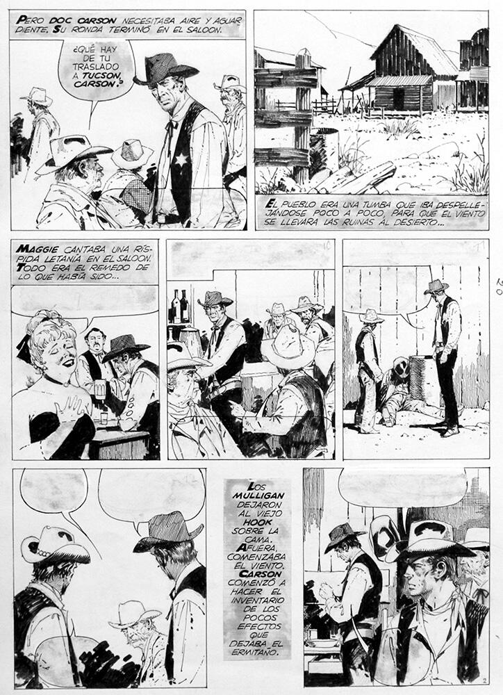 Page 2 art by Arturo del Castillo Page 2 art by Arturo del Castillo