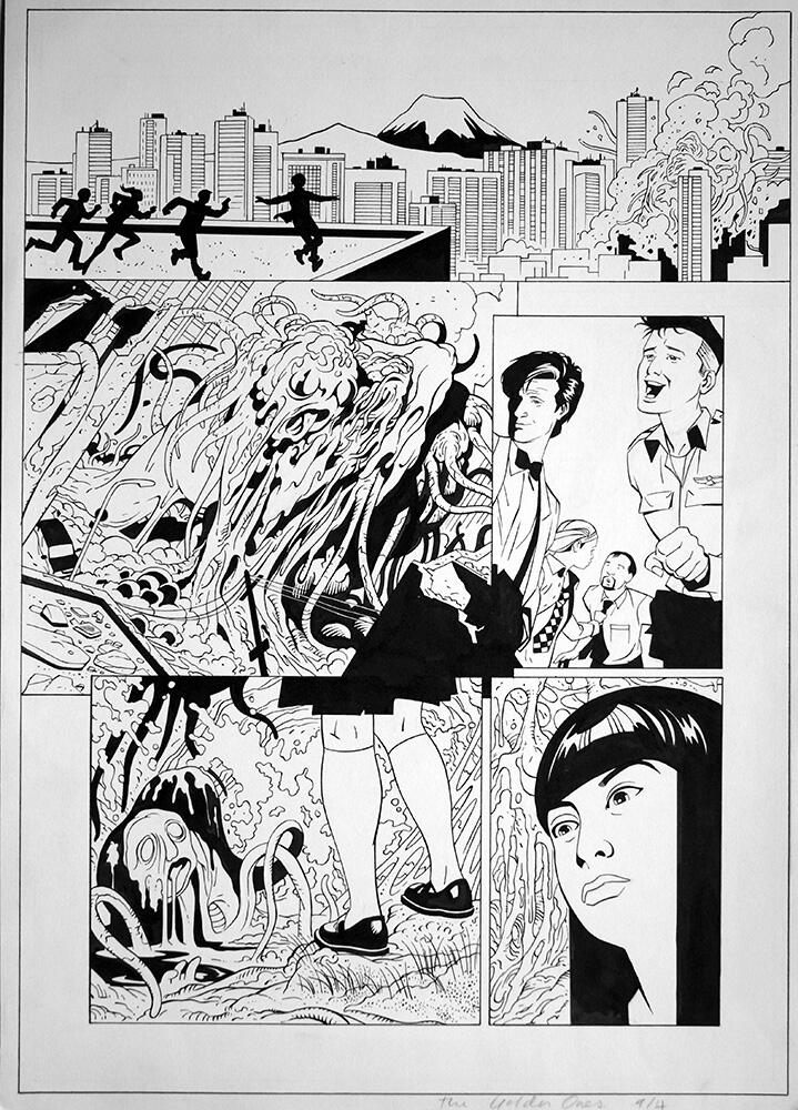 Doctor Who: The Golden Ones 9-4 art by Martin Geraghty and David Roach Doctor Who: The Golden Ones 9-4 art by Martin Geraghty and David Roach