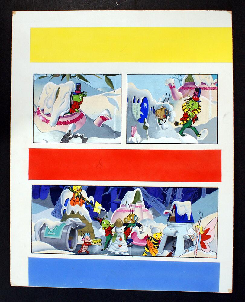 Gregory Grasshopper's Winter Wonderland art by Gordon Hutchings Gregory Grasshopper's Winter Wonderland art by Gordon Hutchings