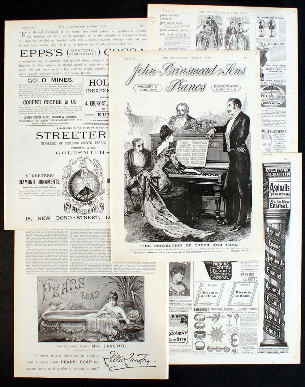 Illustrated London News: Advertising Bundle #13 (5 pages) art by Various Artists Illustrated London News: Advertising Bundle #13 (5 pages) art by Various Artists