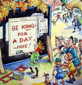 Norman Gnome: King For A Day art by Geoff Squire Norman Gnome: King For A Day art by Geoff Squire