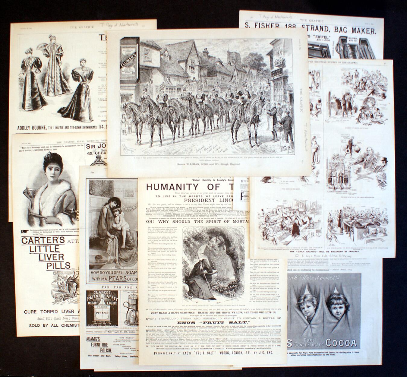 The Graphic: Advertising Bundle #8 (9 pages) art by Various Artists The Graphic: Advertising Bundle #8 (9 pages) art by Various Artists