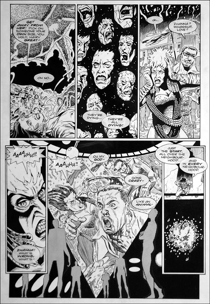 Doctor Who - Ground Zero - Gone Crazy art by Martin Geraghty and Bambos (Georgiou) Doctor Who - Ground Zero - Gone Crazy art by Martin Geraghty and Bambos (Georgiou)