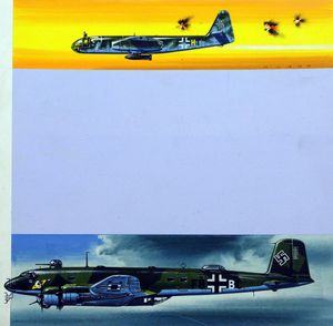 Into the Blue: German Aircraft of World War II art by Wilf Hardy Into the Blue: German Aircraft of World War II art by Wilf Hardy