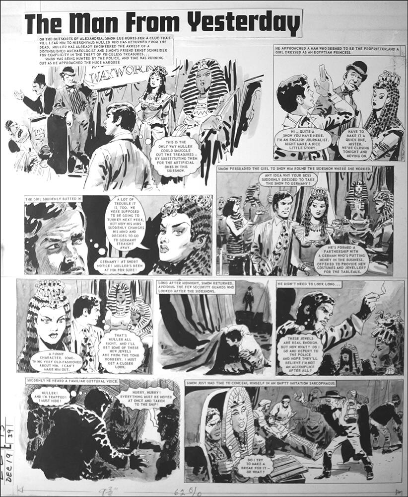 The Man From Yesterday - Princess art by Bill Lacey The Man From Yesterday - Princess art by Bill Lacey