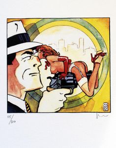 Dick Tracy art by Milo Manara Dick Tracy art by Milo Manara