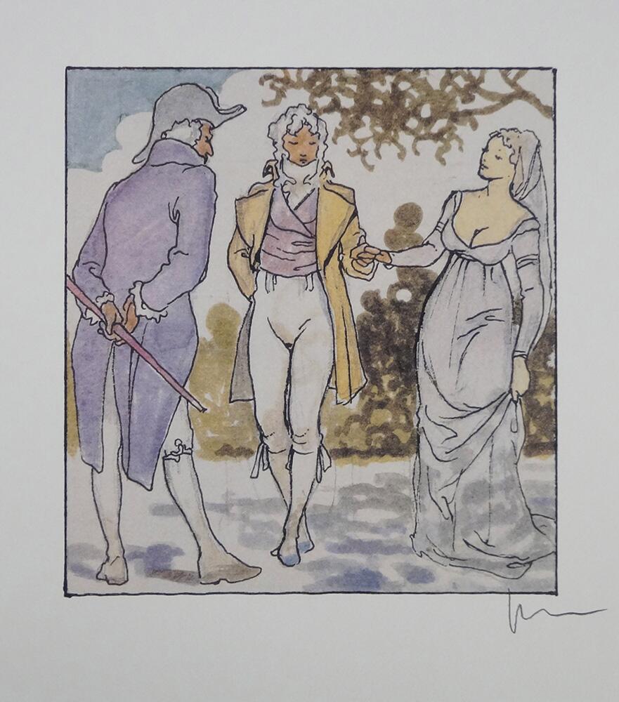 The Aristocracy art by Milo Manara The Aristocracy art by Milo Manara