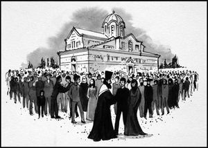Church Architecture art by Ralph Bruce Church Architecture art by Ralph Bruce