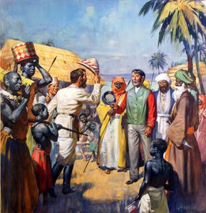 'Dr Livingstone, I presume …' art by James E McConnell 'Dr Livingstone, I presume …' art by James E McConnell