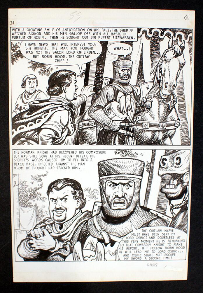 Robin Hood: The Sheriff Loses His Cool art by Patrick Nicolle Robin Hood: The Sheriff Loses His Cool art by Patrick Nicolle
