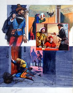 A Thousand Years of Spies 1: 1350 Venice and Henry VIII art by Eric Parker A Thousand Years of Spies 1: 1350 Venice and Henry VIII art by Eric Parker