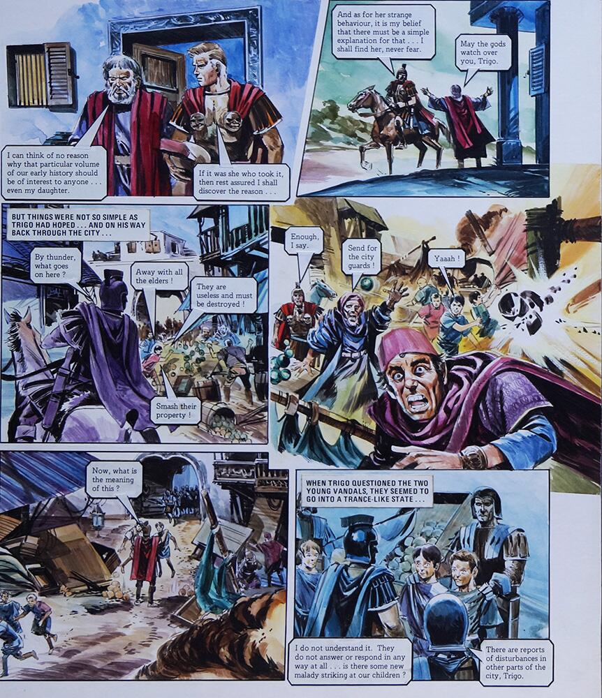 Left Hand Page art by Gerry Wood Left Hand Page art by Gerry Wood