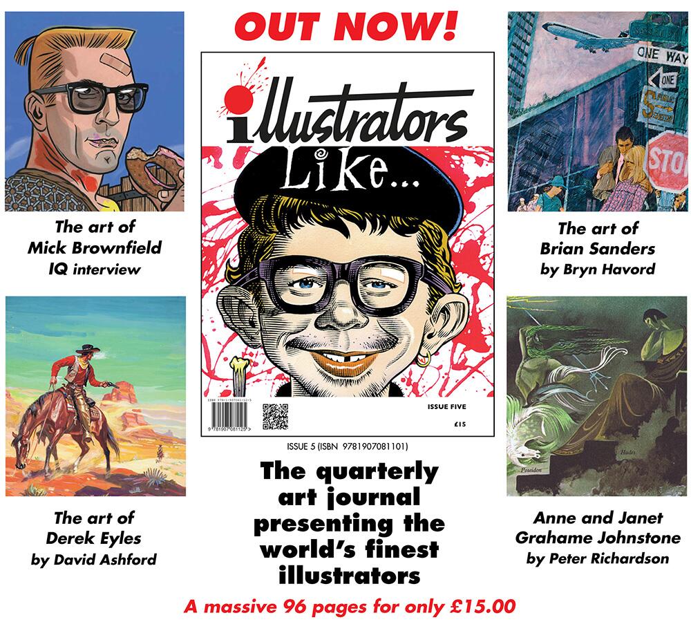 features include …, illustrators issue 5 features include …, illustrators issue 5