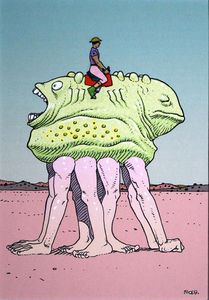 Mars - Zagzig art by Moebius (Jean Giraud) Mars - Zagzig art by Moebius (Jean Giraud)