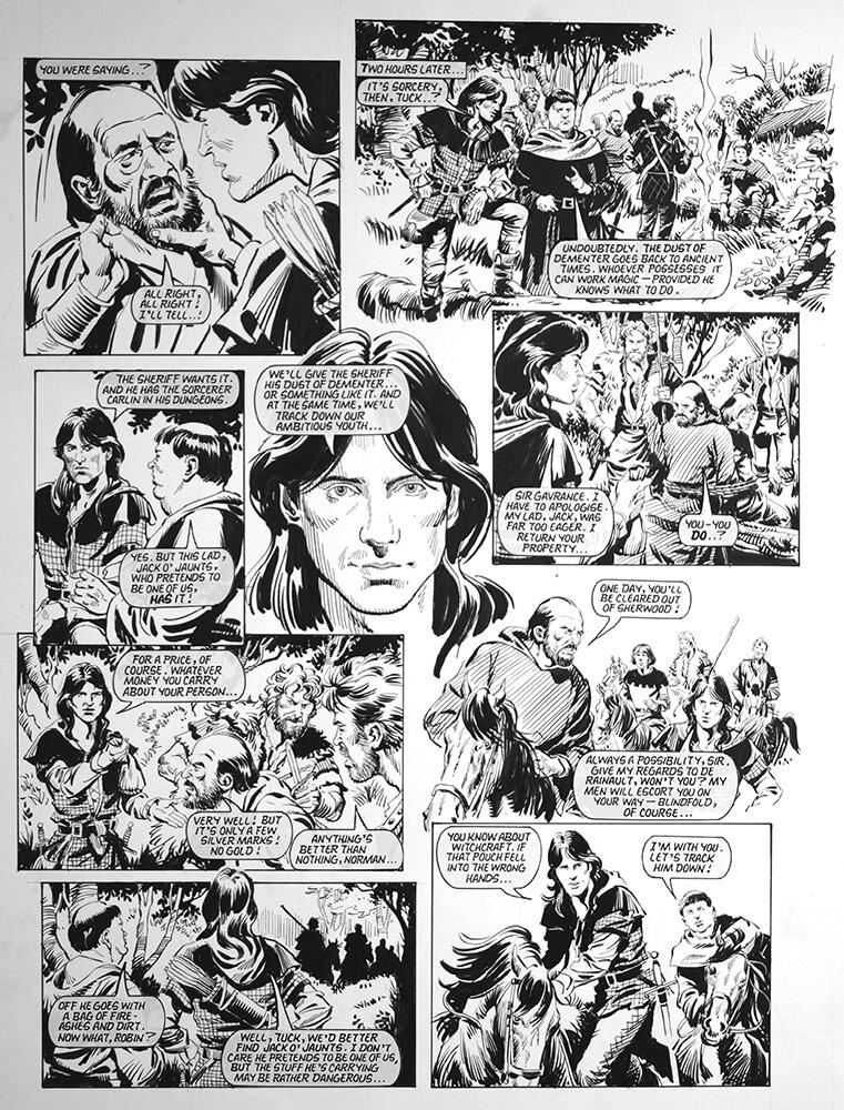 2nd page of story art by Phil Gascoine 2nd page of story art by Phil Gascoine