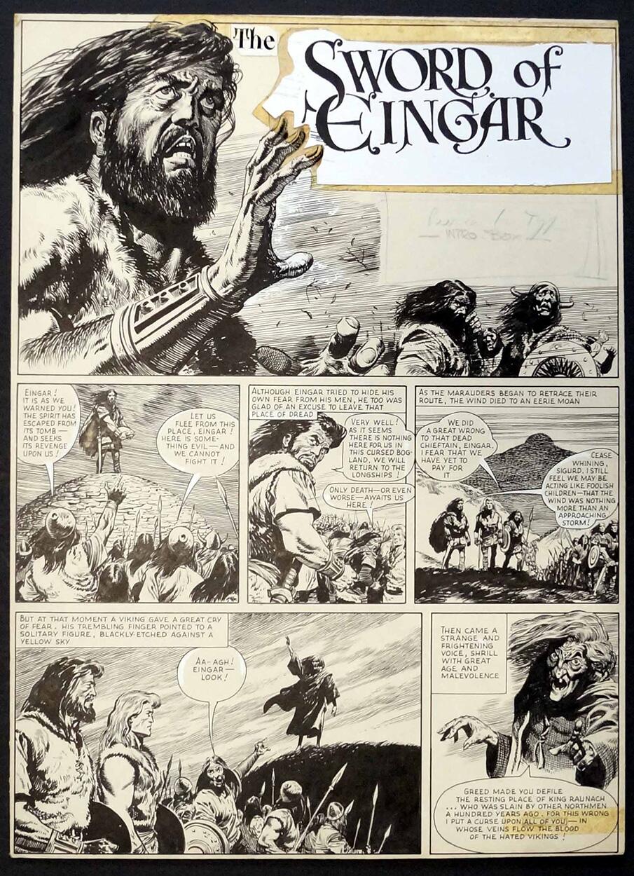 Karl The Viking: 19th November 1960 (Page 1) art by Don Lawrence Karl The Viking: 19th November 1960 (Page 1) art by Don Lawrence