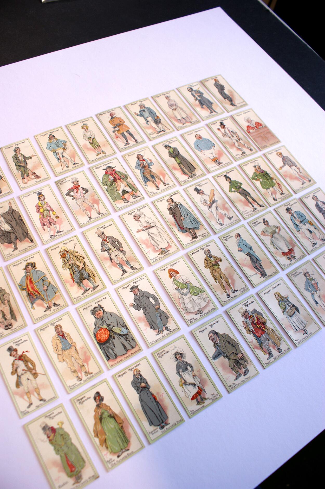 Cigarette Cards: Charles Dickens Characters Bundle #2 (50 cards) Cigarette Cards: Charles Dickens Characters Bundle #2 (50 cards)