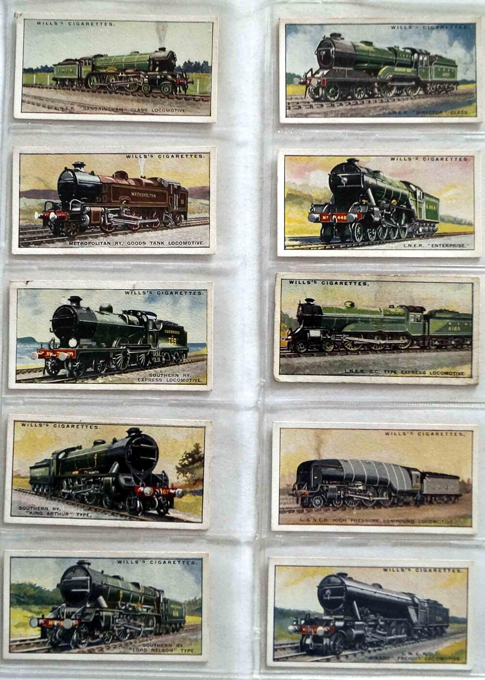 Full Set of 50 Cigarette Cards: Railway Locomotives (1930) by Various Full Set of 50 Cigarette Cards: Railway Locomotives (1930) by Various