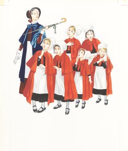 The Happy Prince: Little Misses art by Ron Embleton The Happy Prince: Little Misses art by Ron Embleton