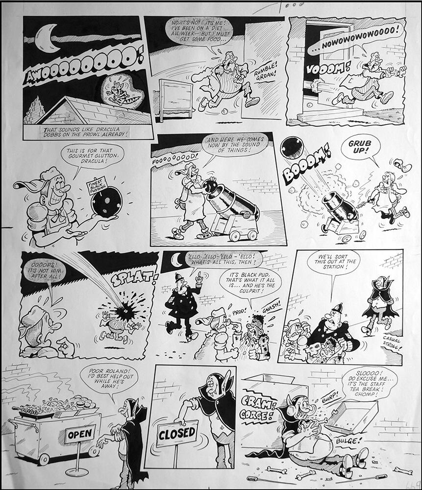 Dracula Dobbs: Black Pudding Assault art by Nigel Edwards Dracula Dobbs: Black Pudding Assault art by Nigel Edwards