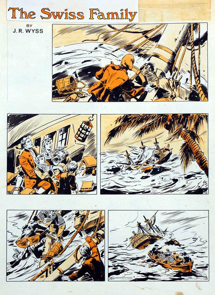 Page 1. art by Santo D'Amico Page 1. art by Santo D'Amico