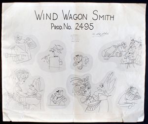 Disney Ozalid: Wind Wagon Smith art by Charles August Nichols Disney Ozalid: Wind Wagon Smith art by Charles August Nichols