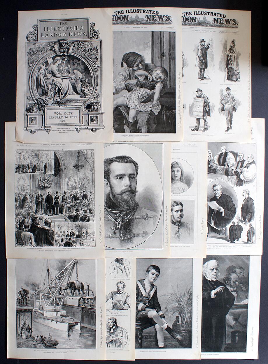 Illustrated London News: Covers Bundle #2 (11 pages) art by Various Artists Illustrated London News: Covers Bundle #2 (11 pages) art by Various Artists