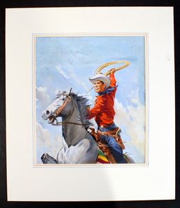 Buck Jones art by James E McConnell Buck Jones art by James E McConnell
