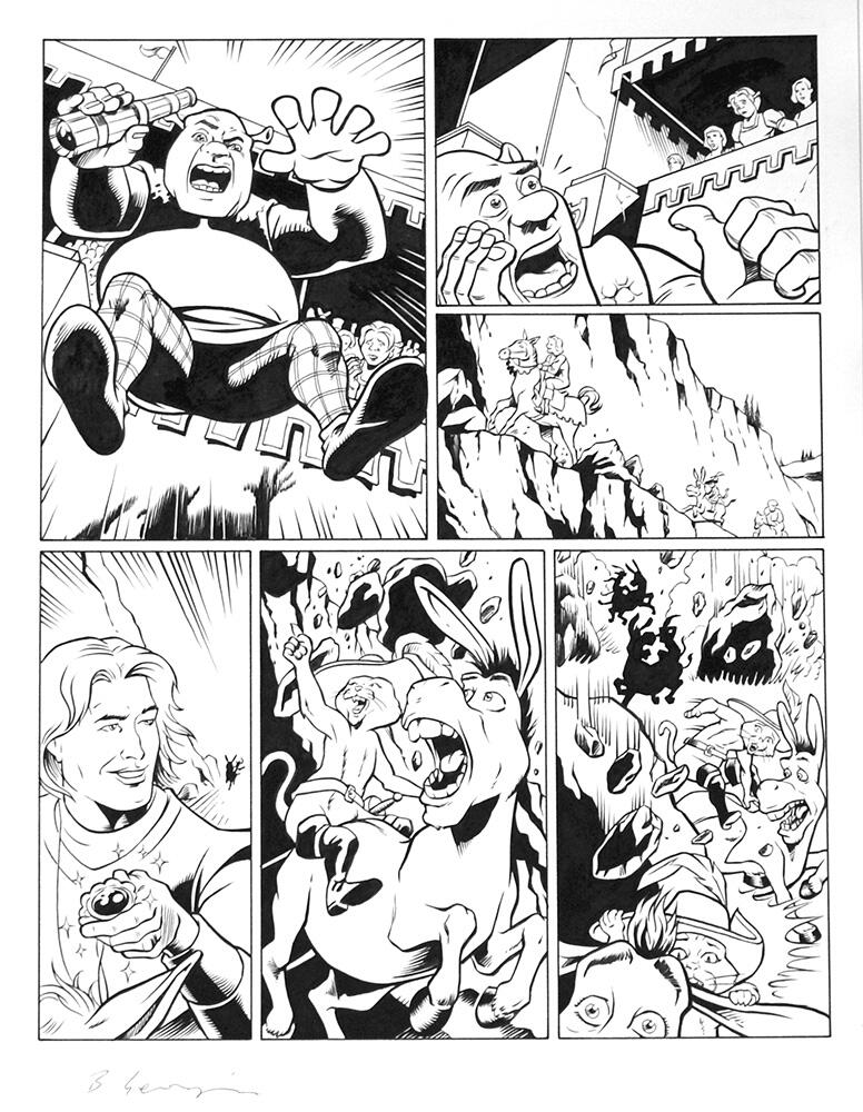 Shrek page 5 art by Bambos (Georgiou) Shrek page 5 art by Bambos (Georgiou)