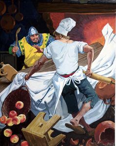 Trouble in the Kitchen art by Severino Baraldi Trouble in the Kitchen art by Severino Baraldi