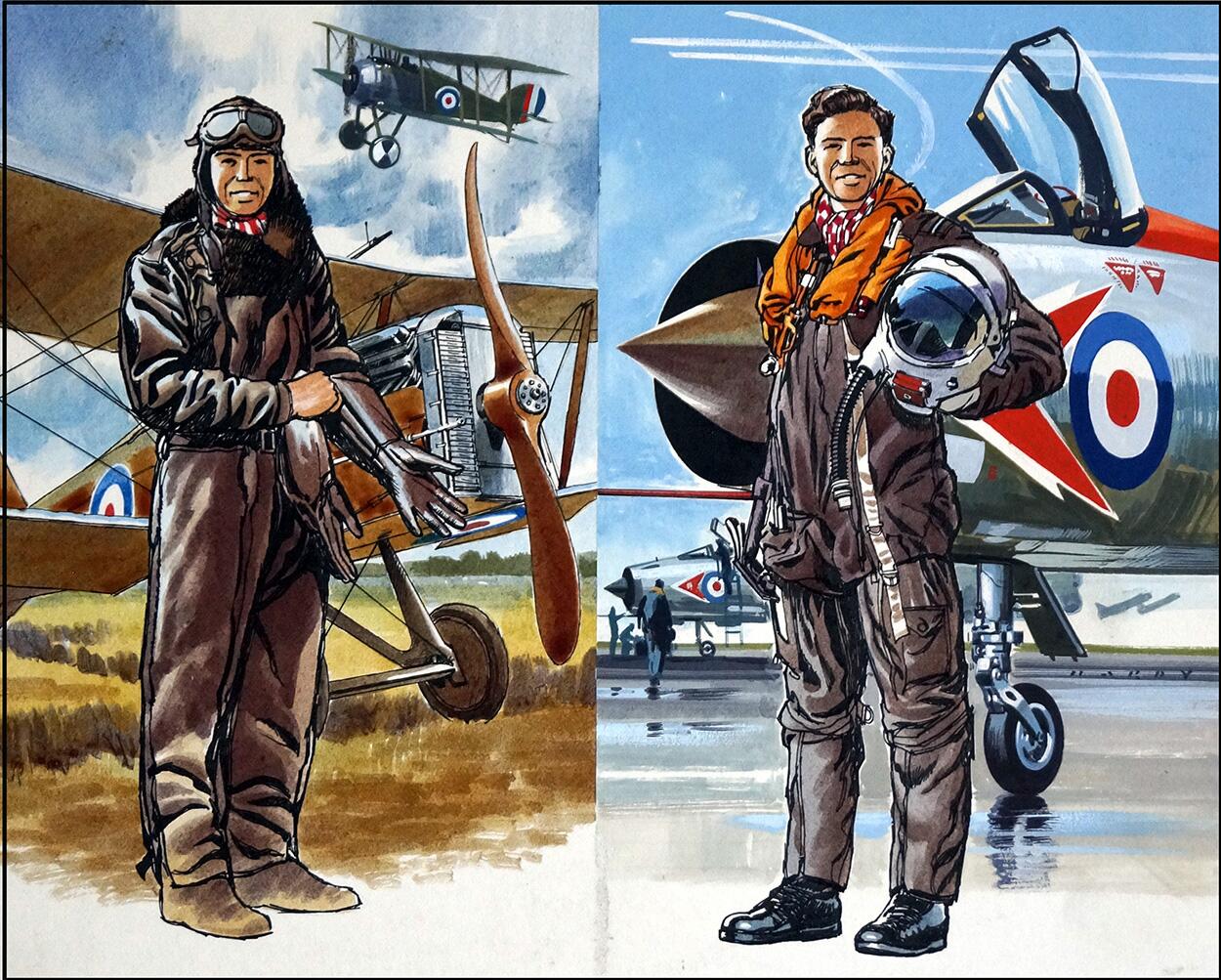 Into the Blue: 50 Years of the R.A.F. art by Wilf Hardy Into the Blue: 50 Years of the R.A.F. art by Wilf Hardy