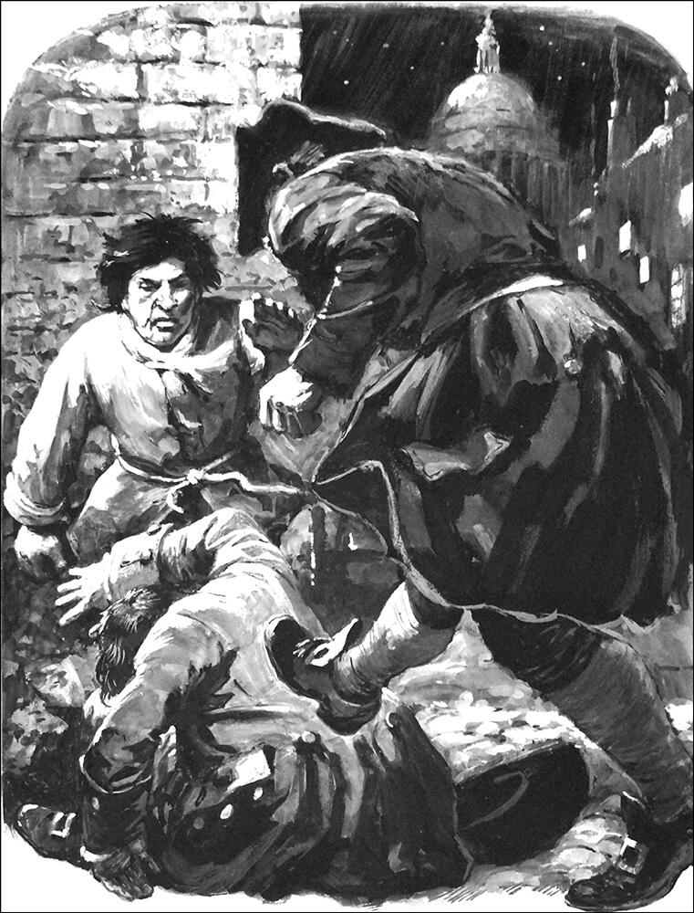 Journalist Attacked art by Cecil Doughty Journalist Attacked art by Cecil Doughty