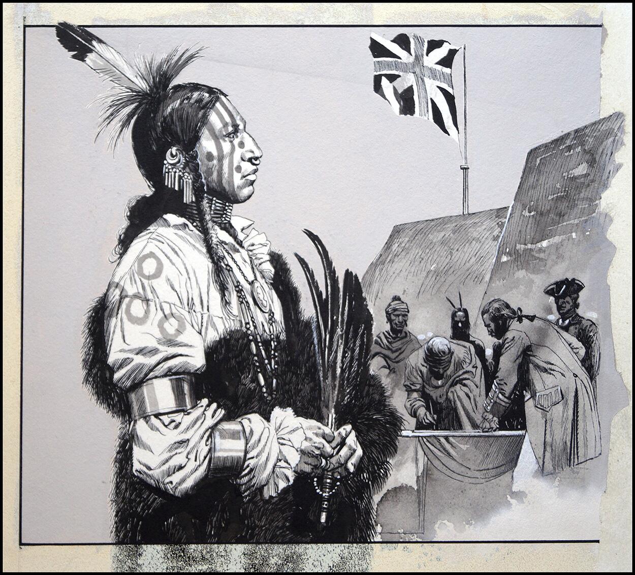 Chief Pontiac art by Gerry Embleton Chief Pontiac art by Gerry Embleton