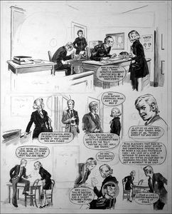 Police And Thieves (TWO pages) art by Mike Hubbard Police And Thieves (TWO pages) art by Mike Hubbard