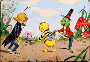 Gregory Grasshopper and Wilbur Wasp art by Gordon Hutchings Gregory Grasshopper and Wilbur Wasp art by Gordon Hutchings