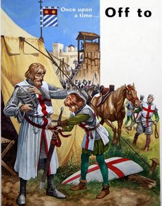 Off to the Crusades art by Peter Jackson Off to the Crusades art by Peter Jackson