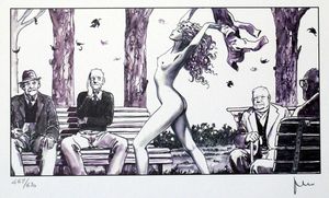 Revoir les étoiles 3 art by Milo Manara Revoir les étoiles 3 art by Milo Manara