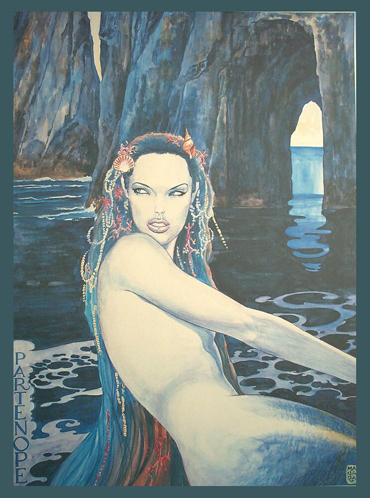 Partenope art by Milo Manara Partenope art by Milo Manara