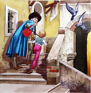 Dick Whittington: 10 Welcome to my Home art by Nadir Quinto Dick Whittington: 10 Welcome to my Home art by Nadir Quinto