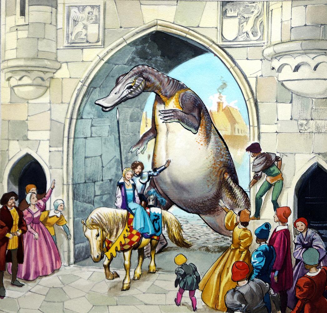 The Lady and the Dragon: Making A Grand Entrance art by Nadir Quinto The Lady and the Dragon: Making A Grand Entrance art by Nadir Quinto