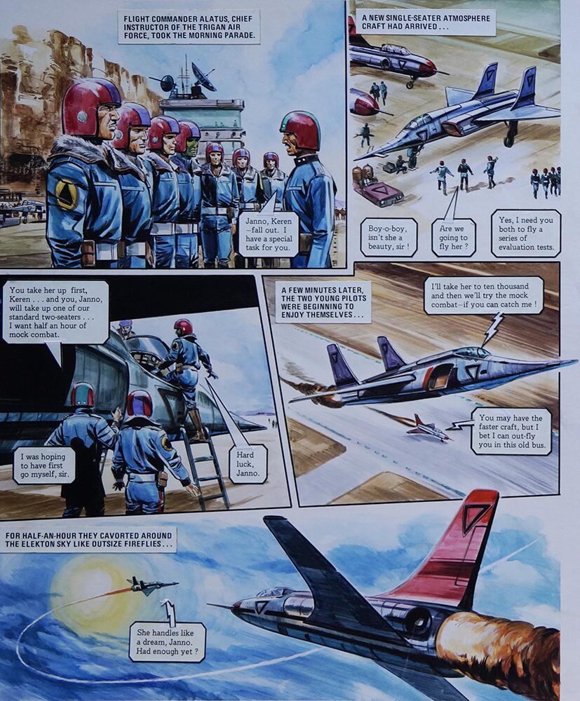 Left Hand Page art by Gerry Wood Left Hand Page art by Gerry Wood