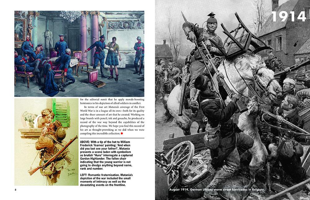 1914 - 1918 Through the eyes of Fortunino Matania by Peter Richardson (Editor) 1914 - 1918 Through the eyes of Fortunino Matania by Peter Richardson (Editor)