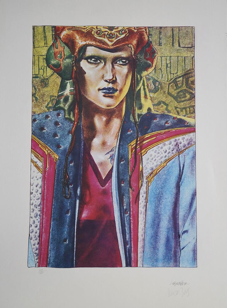 Full print art by Moebius (Jean Giraud) Full print art by Moebius (Jean Giraud)