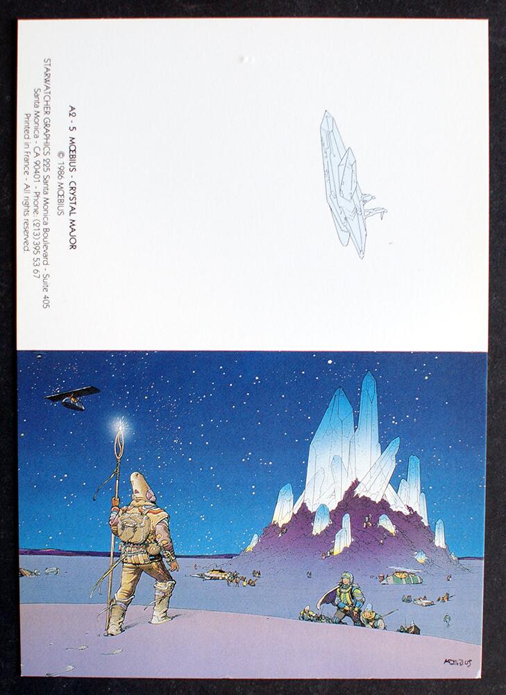 Crystal Major art by Moebius (Jean Giraud) Crystal Major art by Moebius (Jean Giraud)