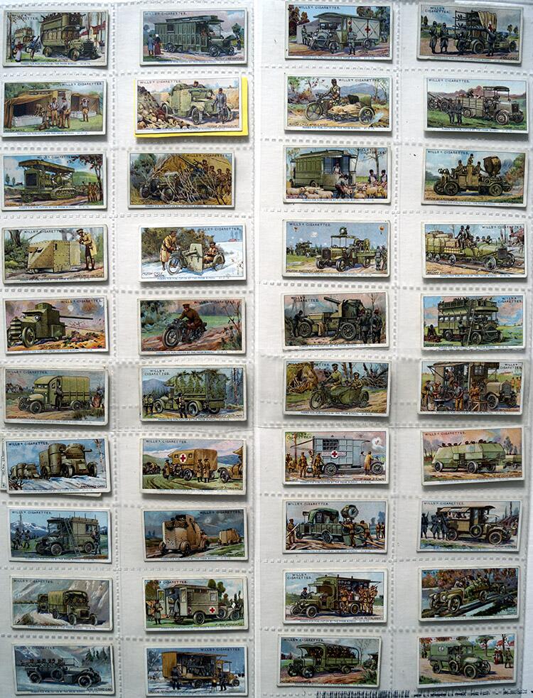 Set of 42 'Military Motors' Wills Cigarette Cards (1916) Set of 42 'Military Motors' Wills Cigarette Cards (1916)